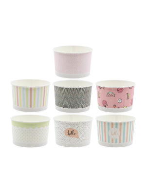 Miska okrúhla na zmrzlinu 245ml pastel 25ks/bal. 1008