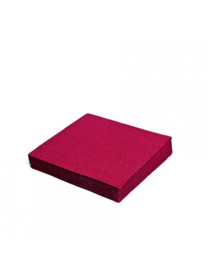 Servítky 24x24 bordové 2vrstv. 250ks/bal. 85908