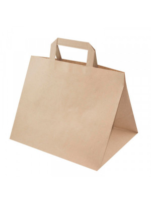 Taška pap. hnedá 32x21x33 MENU 50ks/bal.