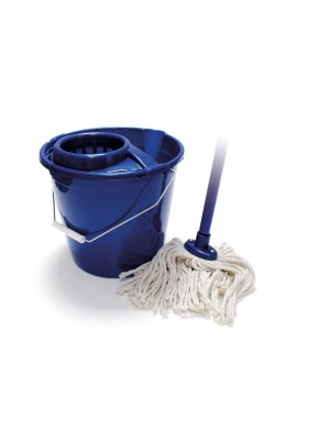 Mop čistiaci set /vedro + násada + náhrada bavlna 260g /