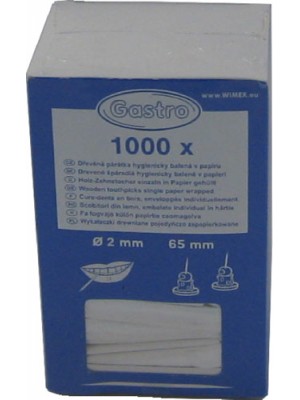 Špáradlá bal. v papieri 1000ks/bal. 66710