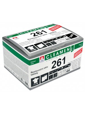 Tablety reštauračné sklo Cleamen 261 720g