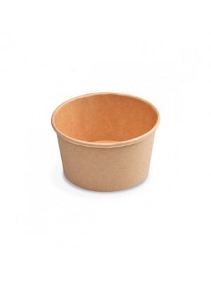Miska papierová hnedá 350ml 115mm 50ks/bal.76936