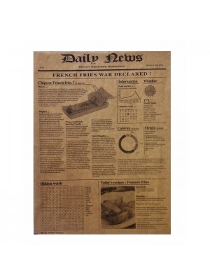 Baliaci papier Noviny hnedý 40x38cm 500ks/bal