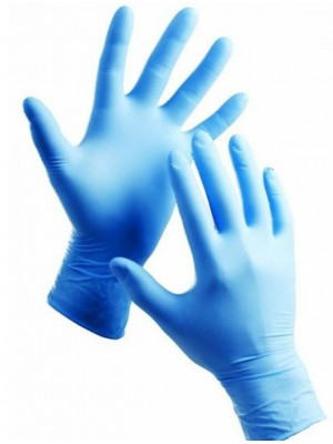 Rukavice nitril modré S 100ks/bal.