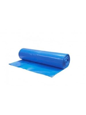 Vrece 50x60cm zaťah. modré 30l 15ks/rol.