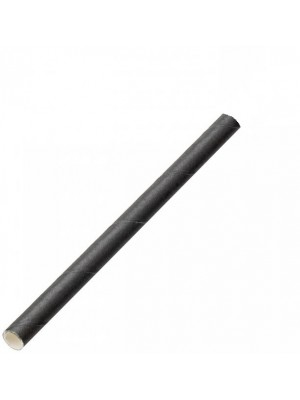 Slamky papierové kokteilové  15cm 8mm  100ks/bal.