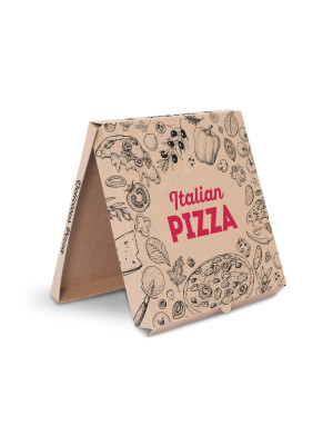Krabica na pizzu 33x33x3cm 100ks/bal.