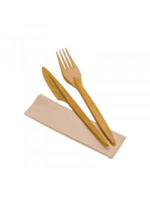 Sada WPC Premium vidlička+nôž+obrúsok 350ks/bal. 